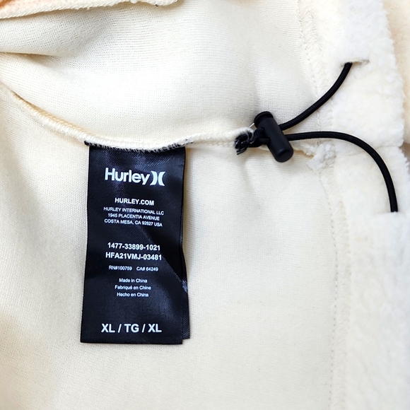 ÑHURLEY SHERPA (FAUX LAMB LOOK ALIKE) WARM SOFT SWEATER, BLACK & CREAM COLOR - Picture 10 of 12